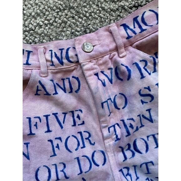 Brandy Melville John Galt High Waist Dyed Shorts - Picture 2 of 8